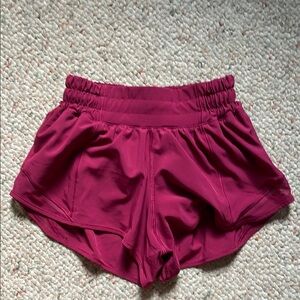 Lululemon Athletica Pink Athletic Shorts with Elastic Waistband NEW Without tags